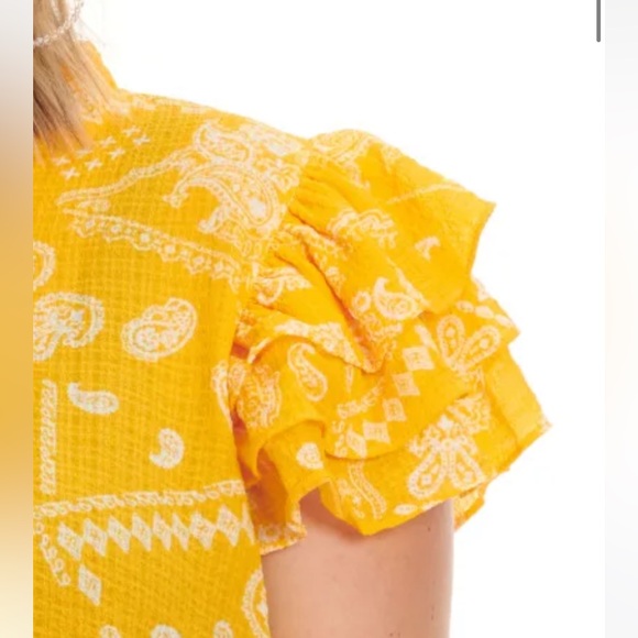 Cavendars GeeGee bandana pattern top - Picture 3 of 3